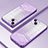 Custodia Silicone Trasparente Ultra Sottile Cover Morbida SY2 per Apple iPhone 14 Plus Viola