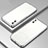 Custodia Silicone Trasparente Ultra Sottile Cover Morbida SY2 per Apple iPhone X Argento