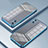 Custodia Silicone Trasparente Ultra Sottile Cover Morbida SY2 per Apple iPhone X Blu