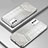 Custodia Silicone Trasparente Ultra Sottile Cover Morbida SY2 per Huawei Honor X10 Max 5G Argento