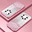 Custodia Silicone Trasparente Ultra Sottile Cover Morbida SY2 per Huawei Mate 40 RS Oro Rosa
