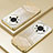 Custodia Silicone Trasparente Ultra Sottile Cover Morbida SY2 per Huawei Mate 60 Pro Oro