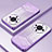 Custodia Silicone Trasparente Ultra Sottile Cover Morbida SY2 per Huawei Mate 60 Pro Viola