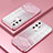 Custodia Silicone Trasparente Ultra Sottile Cover Morbida SY2 per Huawei P40 Pro Oro Rosa