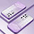 Custodia Silicone Trasparente Ultra Sottile Cover Morbida SY2 per Huawei P40 Pro+ Plus Viola