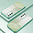 Custodia Silicone Trasparente Ultra Sottile Cover Morbida SY2 per Oppo A55 5G Verde