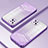 Custodia Silicone Trasparente Ultra Sottile Cover Morbida SY2 per Oppo A92s 5G Viola