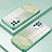 Custodia Silicone Trasparente Ultra Sottile Cover Morbida SY2 per Oppo A94 4G Verde
