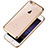 Custodia Silicone Trasparente Ultra Sottile Cover Morbida T08 per Apple iPhone 6 Oro