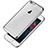 Custodia Silicone Trasparente Ultra Sottile Cover Morbida T08 per Apple iPhone 6S Argento