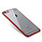 Custodia Silicone Trasparente Ultra Sottile Cover Morbida T09 per Apple iPhone 6S Plus Rosso