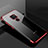 Custodia Silicone Trasparente Ultra Sottile Cover Morbida U01 per Huawei Mate 20 Rosso