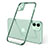 Custodia Silicone Trasparente Ultra Sottile Cover Morbida U02 per Apple iPhone 11 Verde
