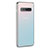 Custodia Silicone Trasparente Ultra Sottile Cover Morbida U04 per Samsung Galaxy S10 5G Argento