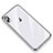 Custodia Silicone Trasparente Ultra Sottile Cover Morbida V03 per Apple iPhone Xs Max Argento