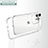 Custodia Silicone Trasparente Ultra Sottile Cover Morbida YJ1 per Apple iPhone 12 Pro