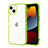 Custodia Silicone Trasparente Ultra Sottile Cover Morbida YJ1 per Apple iPhone 13 Verde