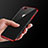 Custodia Silicone Trasparente Ultra Sottile Morbida A06 per Apple iPhone 8 Plus Rosso