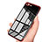 Custodia Silicone Trasparente Ultra Sottile Morbida A07 per Apple iPhone 8 Plus Rosso