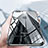 Custodia Silicone Trasparente Ultra Sottile Morbida A14 per Apple iPhone 8 Plus Nero