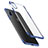 Custodia Silicone Trasparente Ultra Sottile Morbida C16 per Apple iPhone X Blu