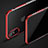 Custodia Silicone Trasparente Ultra Sottile Morbida C16 per Apple iPhone X Rosso