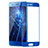 Custodia Silicone Trasparente Ultra Sottile Morbida con Pellicola Protettiva per Huawei Honor 9 Premium Blu