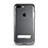 Custodia Silicone Trasparente Ultra Sottile Morbida con Supporto per Apple iPhone 7 Plus Grigio