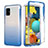 Custodia Silicone Trasparente Ultra Sottile Morbida Cover Fronte e Retro 360 Gradi Sfumato JX1 per Samsung Galaxy A51 4G