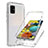 Custodia Silicone Trasparente Ultra Sottile Morbida Cover Fronte e Retro 360 Gradi Sfumato JX1 per Samsung Galaxy A51 4G Chiaro