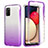 Custodia Silicone Trasparente Ultra Sottile Morbida Cover Fronte e Retro 360 Gradi Sfumato JX4 per Samsung Galaxy M02s