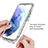 Custodia Silicone Trasparente Ultra Sottile Morbida Cover Fronte e Retro 360 Gradi Sfumato M01 per Samsung Galaxy S21 Plus 5G