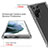 Custodia Silicone Trasparente Ultra Sottile Morbida Cover Fronte e Retro 360 Gradi Sfumato M01 per Samsung Galaxy S22 Ultra 5G