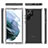 Custodia Silicone Trasparente Ultra Sottile Morbida Cover Fronte e Retro 360 Gradi Sfumato M01 per Samsung Galaxy S22 Ultra 5G
