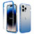 Custodia Silicone Trasparente Ultra Sottile Morbida Cover Fronte e Retro 360 Gradi Sfumato per Apple iPhone 13 Pro