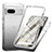 Custodia Silicone Trasparente Ultra Sottile Morbida Cover Fronte e Retro 360 Gradi Sfumato per Google Pixel 7 5G Grigio Scuro