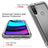 Custodia Silicone Trasparente Ultra Sottile Morbida Cover Fronte e Retro 360 Gradi Sfumato per Motorola Moto E20