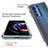 Custodia Silicone Trasparente Ultra Sottile Morbida Cover Fronte e Retro 360 Gradi Sfumato per Motorola Moto Edge 20 Pro 5G