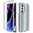 Custodia Silicone Trasparente Ultra Sottile Morbida Cover Fronte e Retro 360 Gradi Sfumato per Motorola Moto Edge 30 Pro 5G