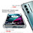 Custodia Silicone Trasparente Ultra Sottile Morbida Cover Fronte e Retro 360 Gradi Sfumato per Motorola Moto Edge S30 5G
