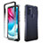 Custodia Silicone Trasparente Ultra Sottile Morbida Cover Fronte e Retro 360 Gradi Sfumato per Motorola Moto G60s Nero
