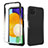 Custodia Silicone Trasparente Ultra Sottile Morbida Cover Fronte e Retro 360 Gradi Sfumato per Samsung Galaxy A22 5G Grigio Scuro