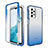 Custodia Silicone Trasparente Ultra Sottile Morbida Cover Fronte e Retro 360 Gradi Sfumato per Samsung Galaxy A23 5G Blu