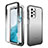 Custodia Silicone Trasparente Ultra Sottile Morbida Cover Fronte e Retro 360 Gradi Sfumato per Samsung Galaxy A23 5G Grigio Scuro