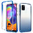 Custodia Silicone Trasparente Ultra Sottile Morbida Cover Fronte e Retro 360 Gradi Sfumato per Samsung Galaxy A31 Blu