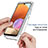 Custodia Silicone Trasparente Ultra Sottile Morbida Cover Fronte e Retro 360 Gradi Sfumato per Samsung Galaxy A32 5G