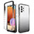 Custodia Silicone Trasparente Ultra Sottile Morbida Cover Fronte e Retro 360 Gradi Sfumato per Samsung Galaxy A32 5G Grigio Scuro