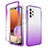 Custodia Silicone Trasparente Ultra Sottile Morbida Cover Fronte e Retro 360 Gradi Sfumato per Samsung Galaxy A32 5G Viola