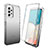 Custodia Silicone Trasparente Ultra Sottile Morbida Cover Fronte e Retro 360 Gradi Sfumato per Samsung Galaxy A33 5G Grigio Scuro