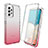 Custodia Silicone Trasparente Ultra Sottile Morbida Cover Fronte e Retro 360 Gradi Sfumato per Samsung Galaxy A33 5G Rosso